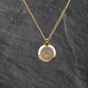 Second Hand Chopard 18ct Yellow Gold 0.07ct Diamond Happy Spirit Pendant & 16 Inch Trace Chain 41143351
