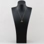 Second Hand Yellow Gold Multi Stone Swivel Pendant & 18 Inch Curb Chain 41143369