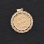 Second Hand Yellow Gold George V 1913 Full Sovereign Coin Keeper Loose Pendant 41143382