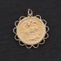 Second Hand Yellow Gold Victoria 1889 Full Sovereign Coin Keeper Loose Pendant 41143383