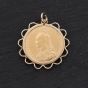 Second Hand Yellow Gold Victoria 1889 Full Sovereign Coin Keeper Loose Pendant 41143383