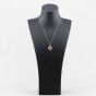 Second Hand 9ct Yellow Gold Hexagonal St Christopher Pendant & 18 Inch Prince Of Wales Chain 41143387