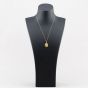 Second Hand 9ct Yellow Gold Oval St Christopher Pendant & 18 Inch Prince Of Wales Chain 41143388