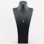 Second Hand 9ct Yellow Gold Number One Mum Pendant & 18 Inch Curb Chain 41143421