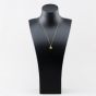 Second Hand 9ct Yellow Gold Octagonal St Christopher Pendant & 18 Inch Curb Chain 41143458