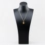Second Hand 9ct Yellow Gold Openwork St Christopher Pendant & 18 Inch Curb Chain 41143463