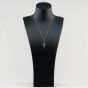 Second Hand 9ct Yellow Gold Crucifix Cross Pendant & 18 Inch Curb Chain 41143614