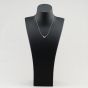 Second Hand 9ct Two Colour Gold Amethyst & Diamond Pendant & 15 Inch Prince Of Wales Chain 41143633