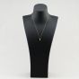 Second Hand 9ct Yellow Gold Diamond Single Stone Pendant & 18 Inch Curb Chain 41143636