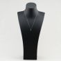 Second Hand White Gold Tanzanite & 0.06ct Diamond Pendant & 18 Inch Curb Chain 41143641