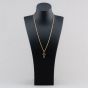 Second Hand 9ct Yellow Gold Celtic Cross Pendant & 22 Inch Prince Of Wales Chain 41143656