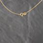 Second Hand 9ct Yellow Gold Ruby & Diamond Large Pave Heart Pendant & 16 Inch Snake Chain 41143710