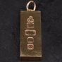 Second Hand 9ct Yellow Gold Oblong Ingot Pendant 4114451