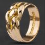 Second Hand Vintage 18ct Yellow Gold Cross Over Ring 4115032