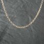Second Hand Vintage Yellow Gold Oval 18 Inch Belcher Chain 41161007