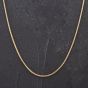Second Hand 9ct Yellow Gold 24 Inch Fancy Square Link Chain 4116111