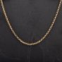 Second Hand 9ct Yellow Gold 20 Inch Oval Belcher Chain 4116124
