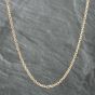 Second Hand 9ct Yellow Gold 22 Inch Trace Chain 41161326