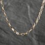 Second Hand 9ct Yellow Gold Oval 18 Inch Belcher Chain 41161350