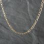 Second Hand 9ct Yellow Gold 18 Inch Figaro Chain 41161353