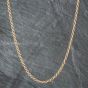 Second Hand 9ct Yellow Gold 17 Inch Rope Chain 41161363