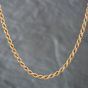 Second Hand 9ct Yellow Gold 16 Inch Rope Chain 41161537