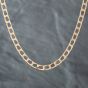 Second Hand 9ct Yellow Gold Open Square Link 20 Inch Curb Chain 41161636