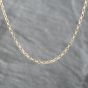 Second Hand 9ct Yellow Gold Filed Link 24 Inch Belcher Chain 41161720