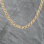 Second Hand 9ct Yellow Gold 16 Inch Rope Chain 41161732