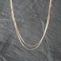 Second Hand 9ct Yellow Gold Double Flat Fancy 16 Inch Chain 41161825