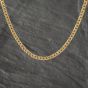 Second Hand 9ct Yellow Gold 18 Inch Curb Chain 41161876