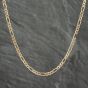 Second Hand 9ct Yellow Gold 26 Inch Figaro Chain 41161927