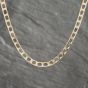 Second Hand 9ct Yellow Gold Square 20 Inch Curb Chain 41161952