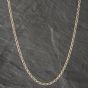 Second Hand 9ct White Gold 19 Inch Curb Chain 41161965