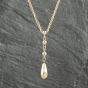 Second Hand 9ct Yellow Gold Ball Dropper 17 Inch Rope Chain 41161990