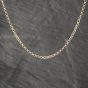 Second Hand 9ct Yellow Gold Round Link 16 Inch Belcher Chain 41162031