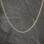 Second Hand 9ct Yellow Gold Round Link 18 Inch Belcher Chain 41162032
