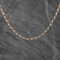 Second Hand 9ct Yellow Gold Oval Link 18 Inch Belcher Chain 41162085