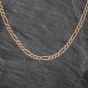 Second Hand 9ct Yellow Gold 3+1 20 Inch Figaro Chain 41162086