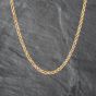 Second Hand 9ct Yellow Gold Twisted 20 Inch Rope Chain 41162126