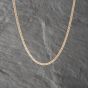 Second Hand 9ct Rose Gold 15 Inch Curb Chain 41162131