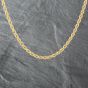 Second Hand 9ct Yellow Gold 18 Inch Rope Chain 41162132