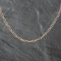 Second Hand 9ct Yellow Gold 23 Inch Paper Link Chain 41162149