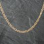 Second Hand 9ct Yellow Gold Double Twist 18 Inch Curb Chain 41162155