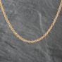 Second Hand 9ct Yellow Gold 18 Inch Rope Chain 41162161