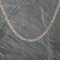 Second Hand 9ct Yellow Gold 3+1 Link 24 Inch Figaro Chain 41162163