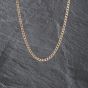 Second Hand 9ct Yellow Gold Square 16 Inch Curb Chain 41162201