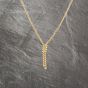 Second Hand 9ct Yellow Gold Tassle Drop 17 Inch Rope Chain 41162214