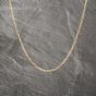 Second Hand 9ct Yellow Gold Filed Link 20 Inch Belcher Chain 41162218