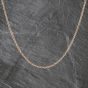 Second Hand 9ct Rose Gold 19 Inch Prince Of Wales Chain 41162225